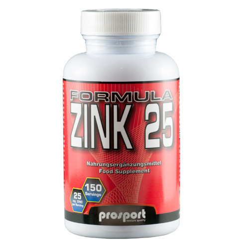 Prosport FORMULA ZINK 25 150-Tabletten 112,5g-Dose