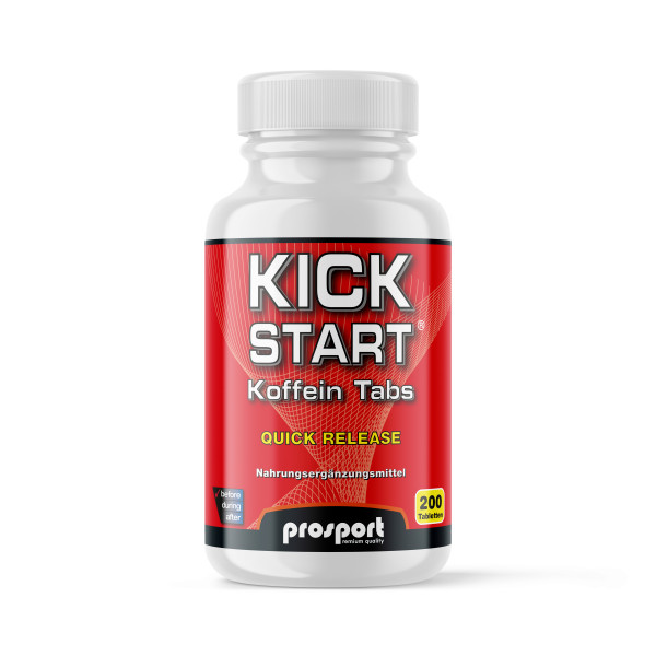 Prosport KICK START Koffein ® Tabs 200 Stück Dose 140g