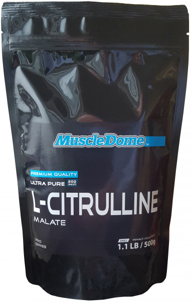 MuscleDome L-Citrulline Powder 500g Zipp-Beutel