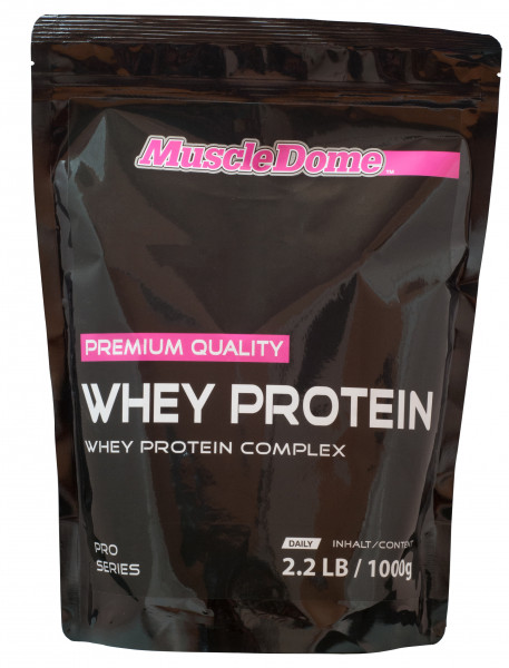 MuscleDome Whey Protein Complex 1000g Zipp-Beutel