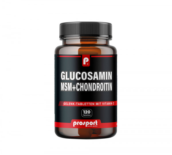 Prosport Glucosamin MSM Gelenk-Tabletten mit Vitamin C, 120 Stück, 108g